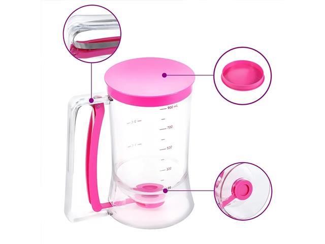 Dispenser Dosador de Massas - A Chave para Panquecas e Cupcakes Perfeitos, Sem Sujeira!